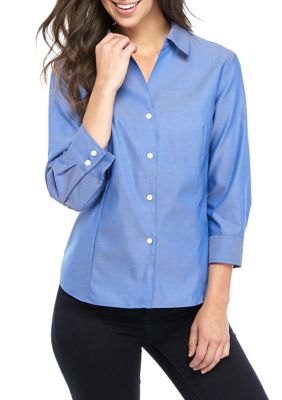 Jones New York Women's 3/4 Sleeve Non Iron Shirt | belk