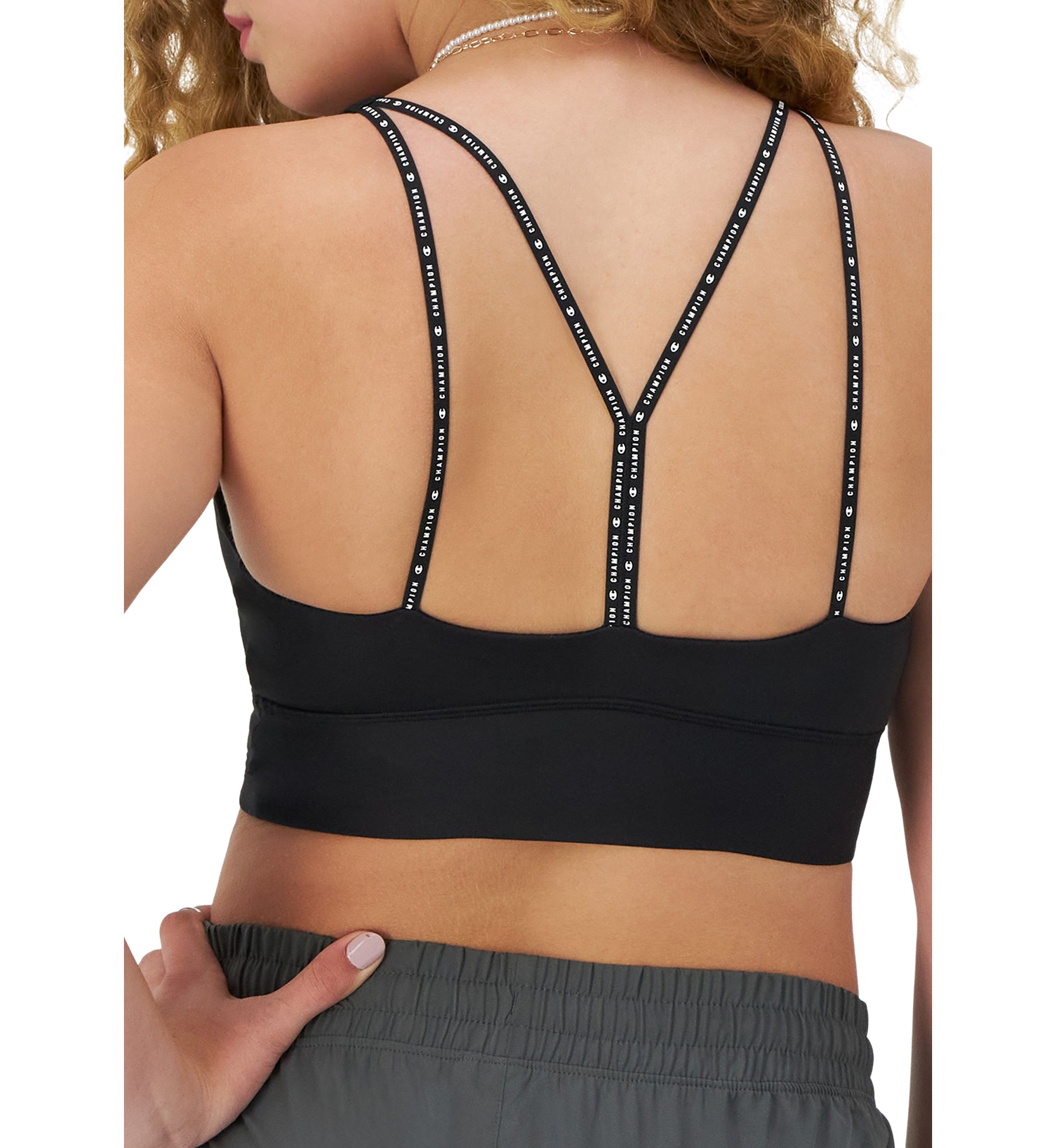 Longline Strappy Sports Bra