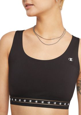 Champion Women's The Absolute Longline Sports Bra, Black, X-Small at   Women's Clothing store