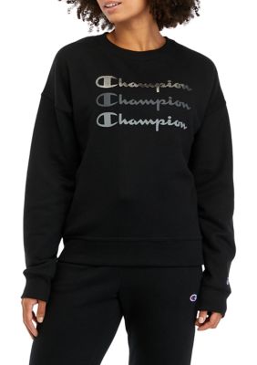 Champion, Soft Touch, Pullover Sweatshirt with Drawstring, Crew