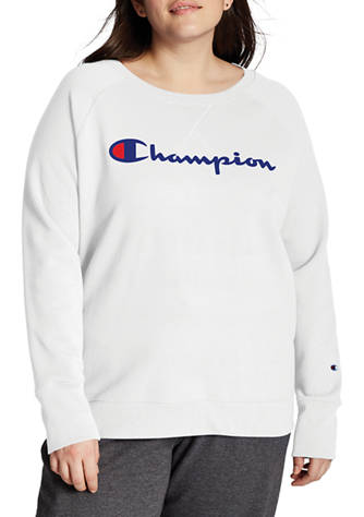 Champion® Plus Size Powerblend Boyfriend Pullover | belk