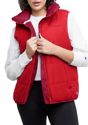 Champion Women s Puffer Vest Red Small