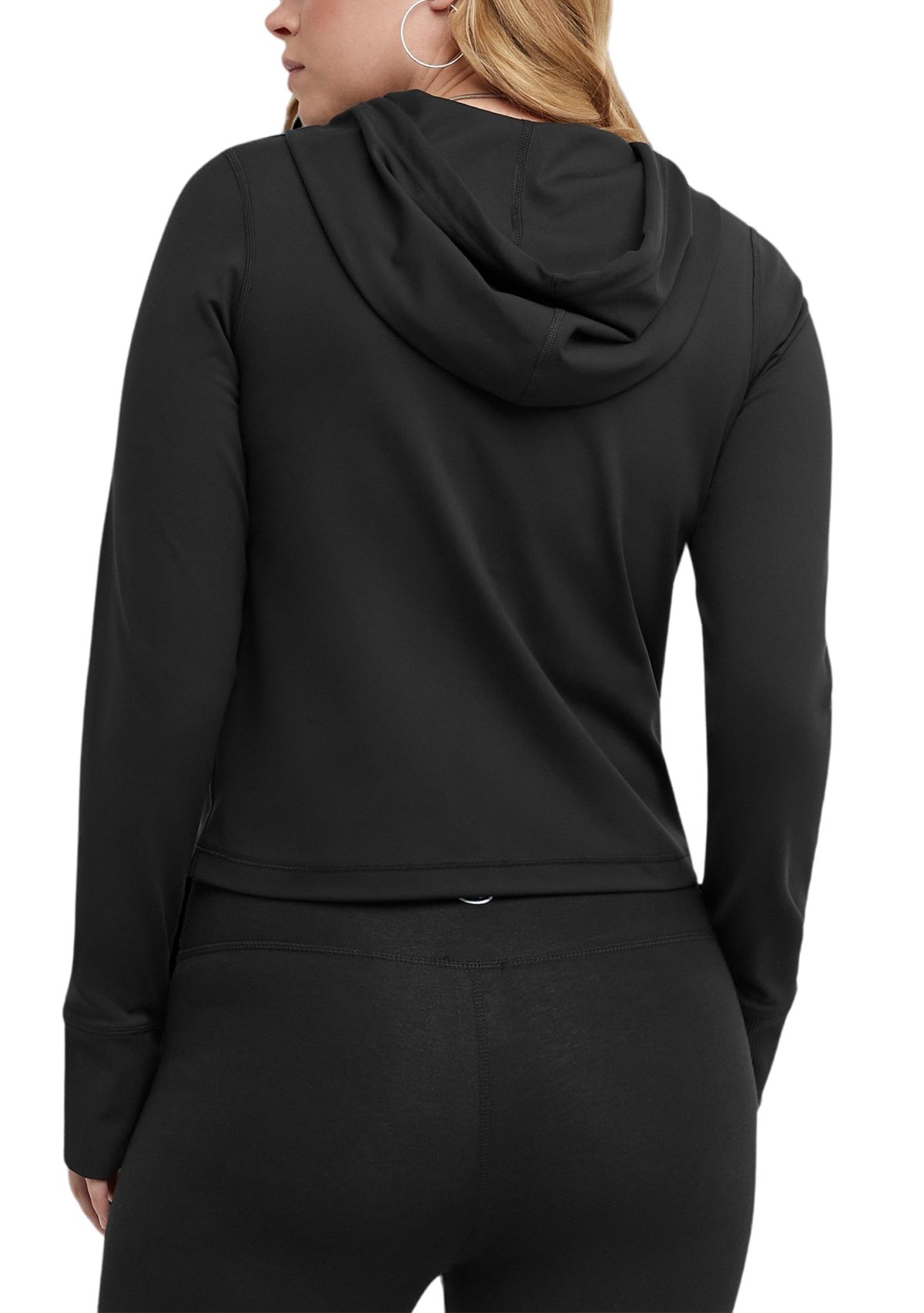 Soft Touch Zip Up Hooded Jacket