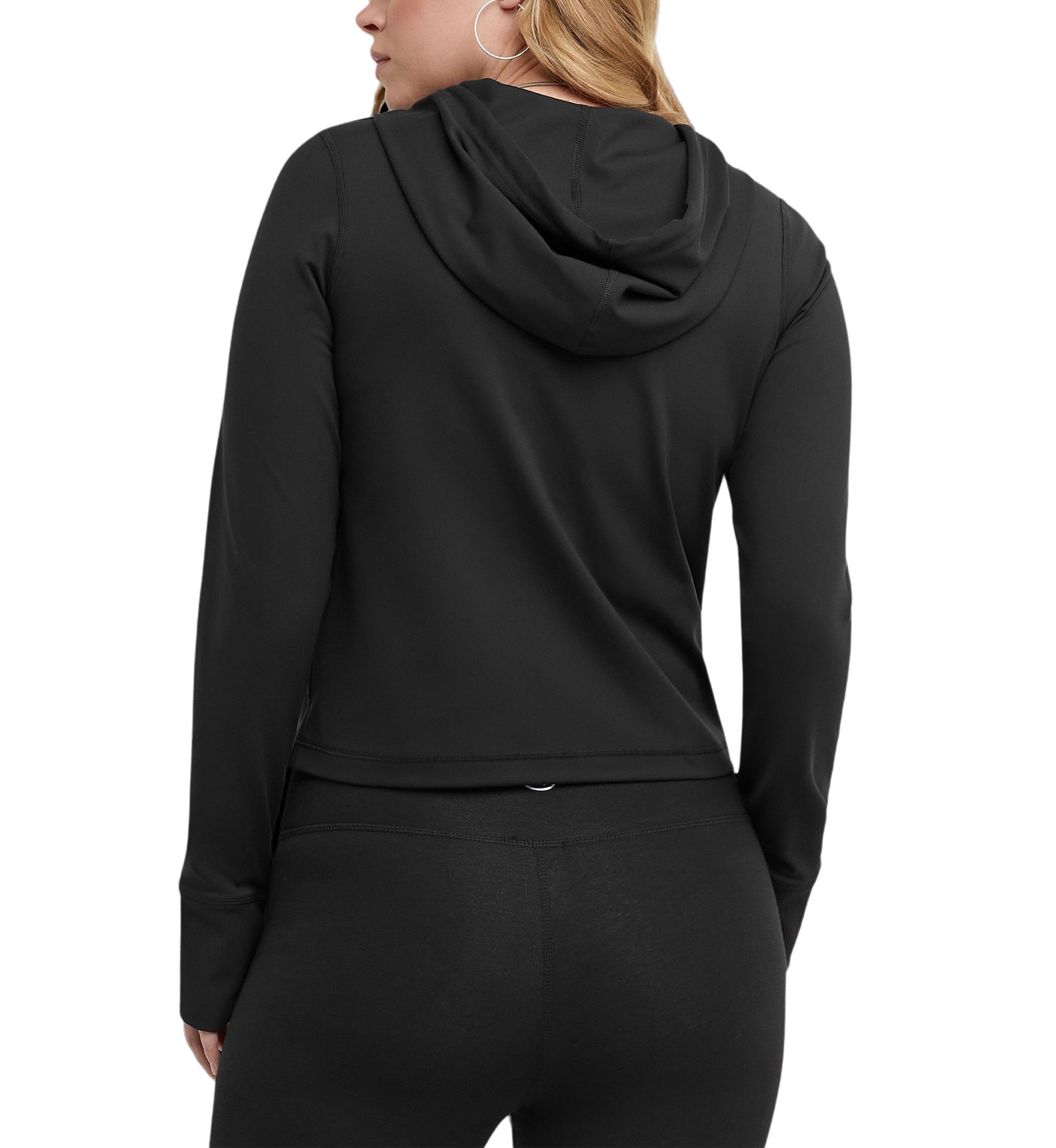 Soft Touch Zip Up Hooded Jacket