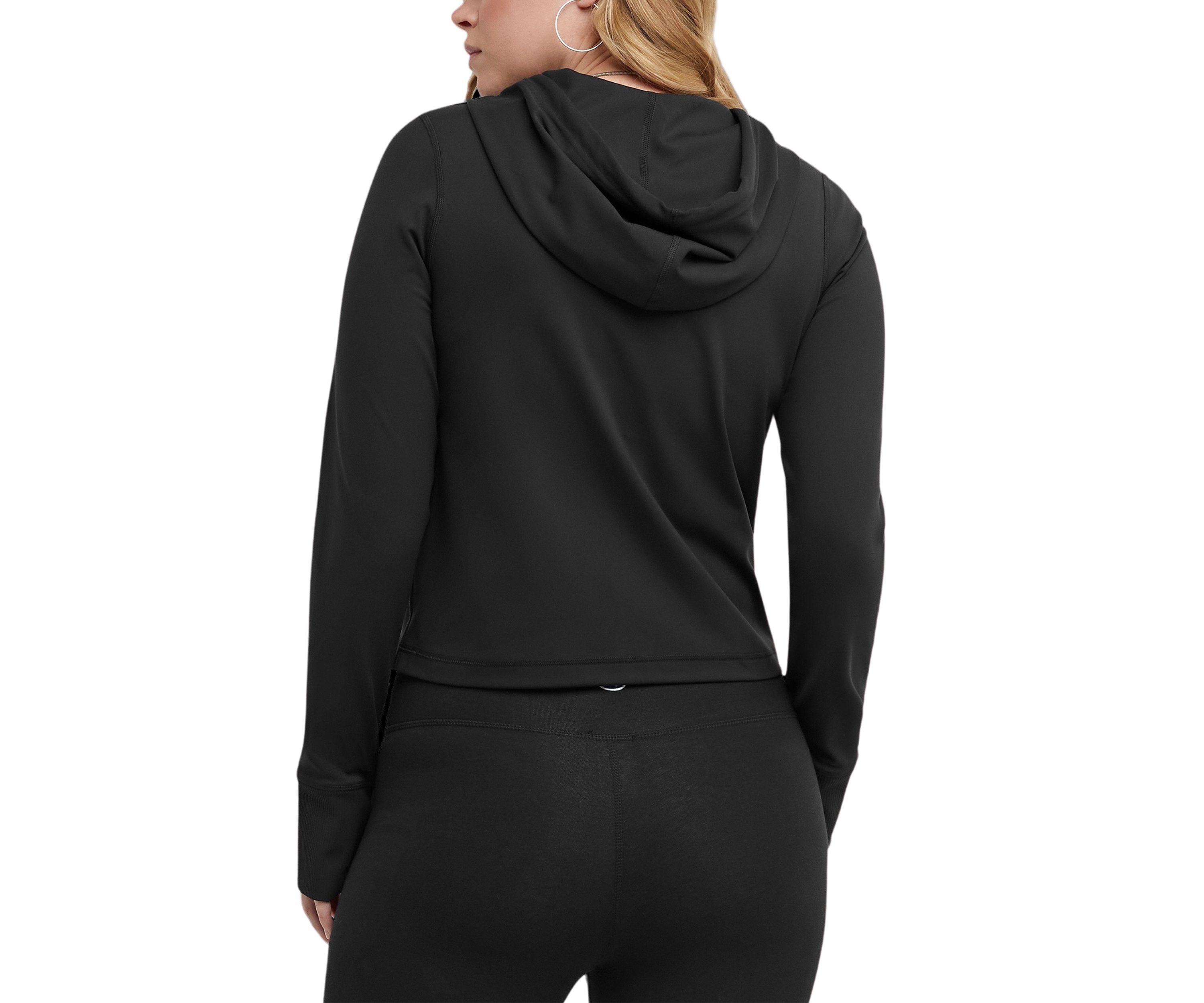Soft Touch Zip Up Hooded Jacket
