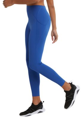 Long tights woman Eco Championship navy blue royal blue