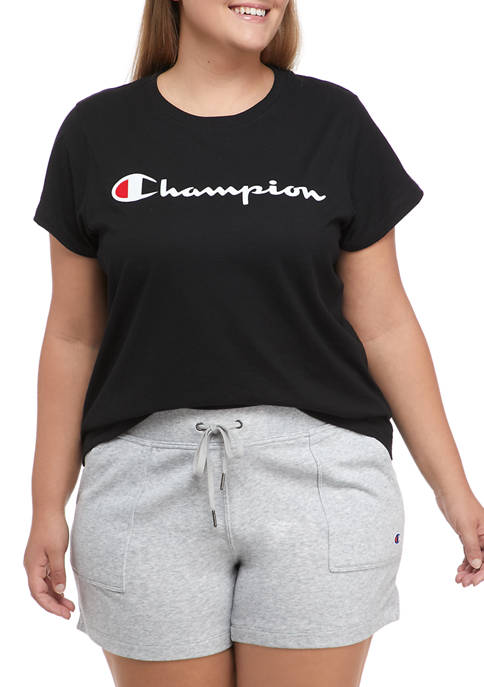 Champion Womens Womens Plus Classic Tee Graphic