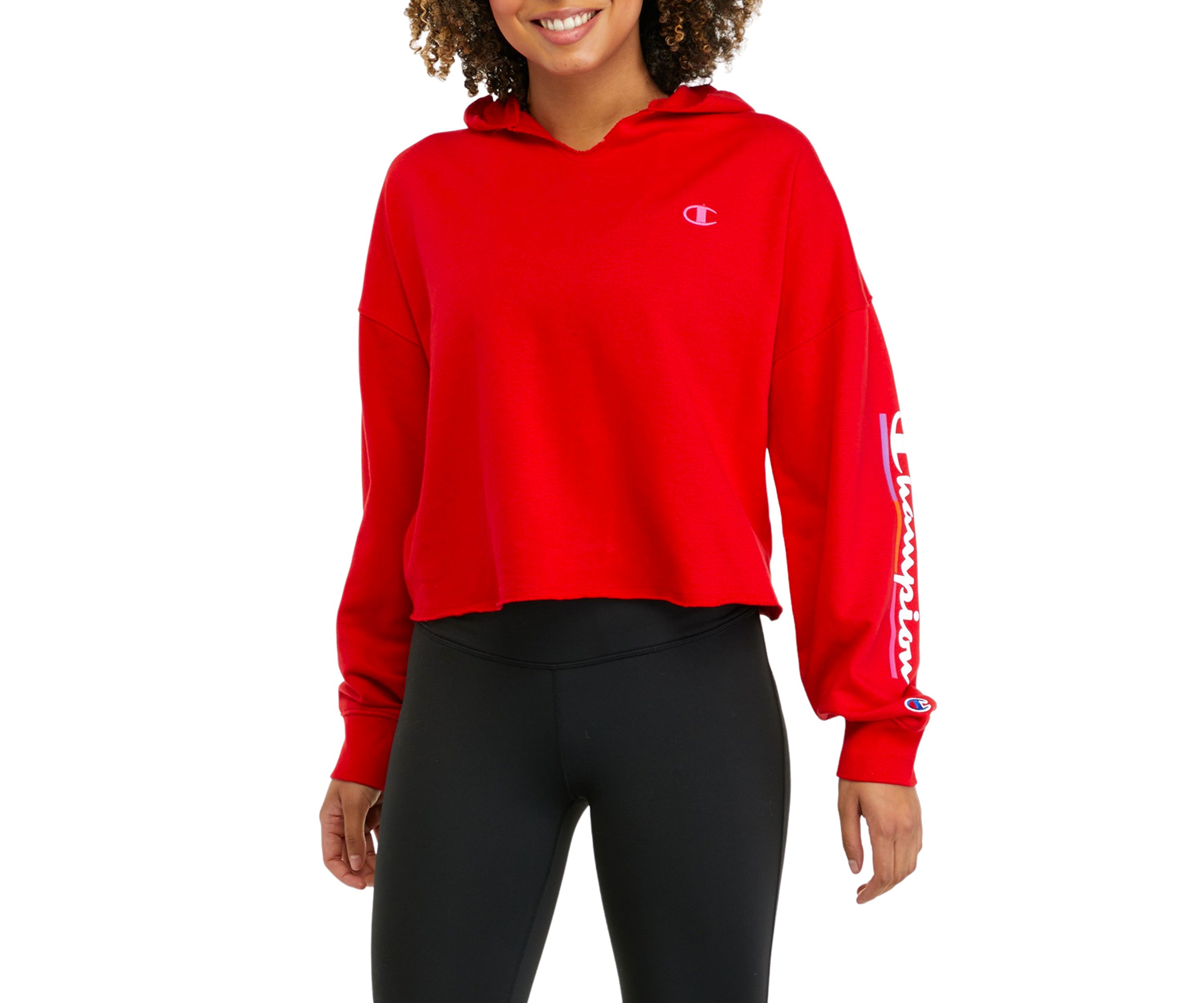 Campus French Terry Split Neck Hoodie 