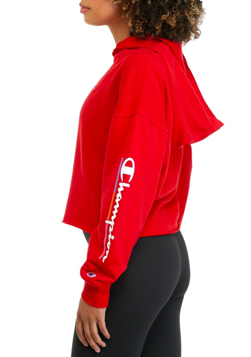Campus French Terry Split Neck Hoodie 