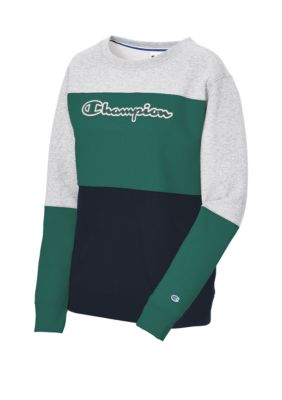 champion color block shorts