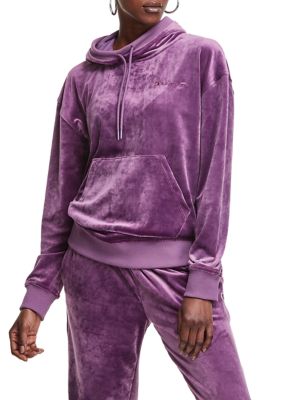 Champion velour clearance hoodie