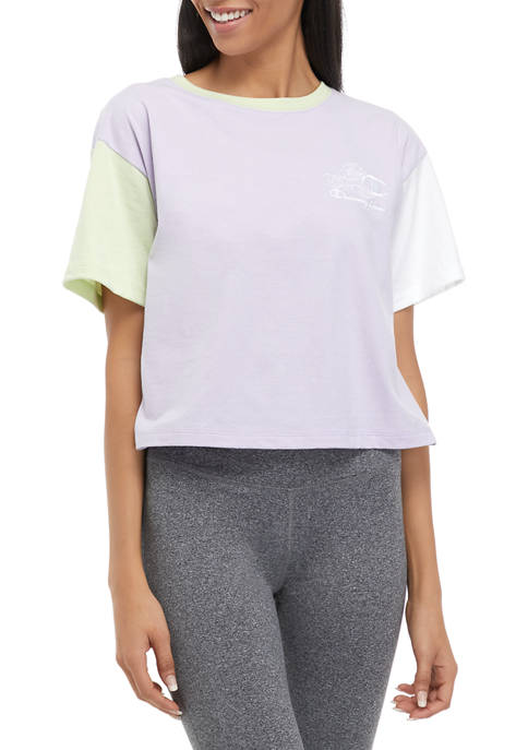 Champion® The Color Blocked Cropped T-Shirt
