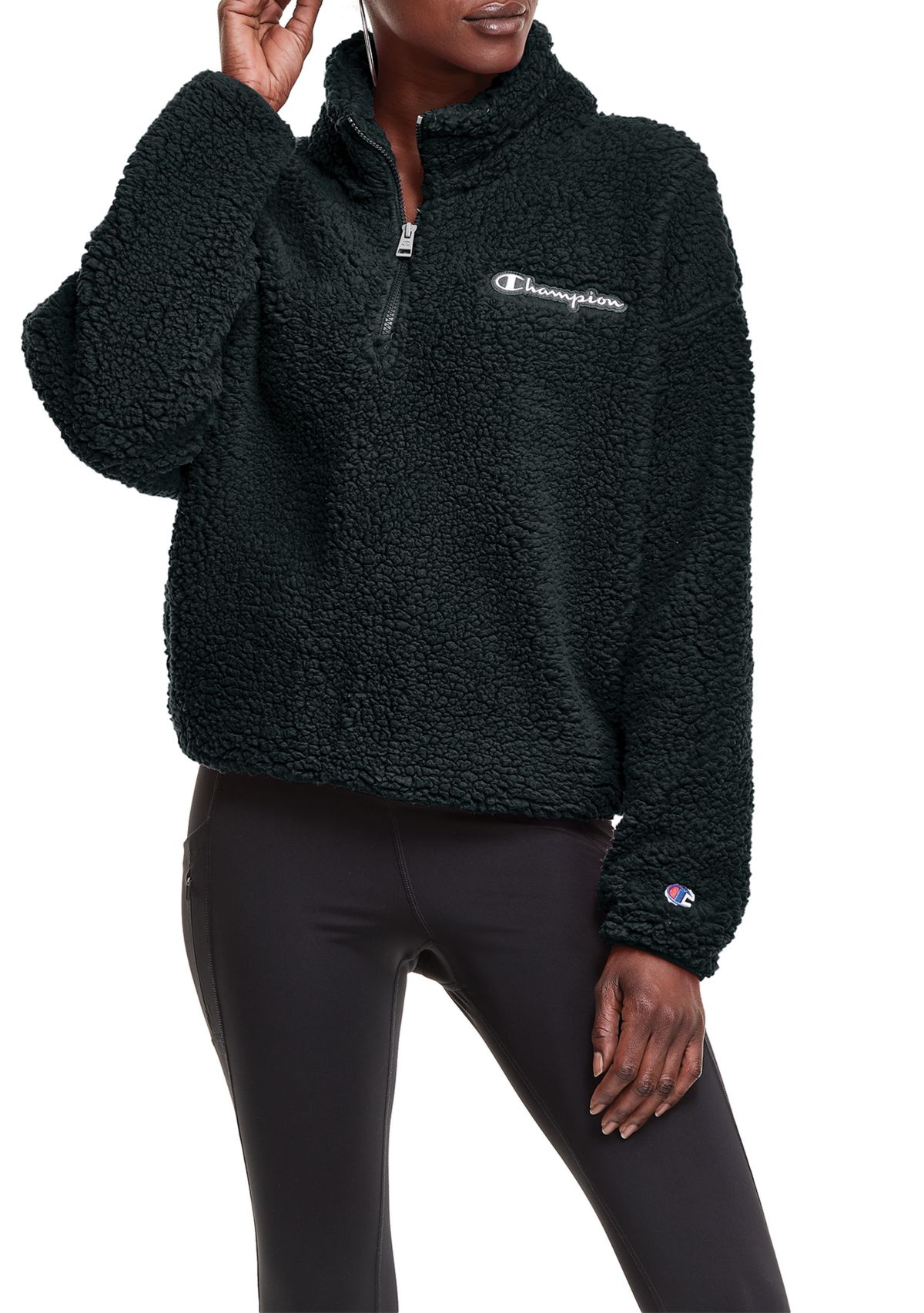 Cozy High Pile Quarter Zip Pullover