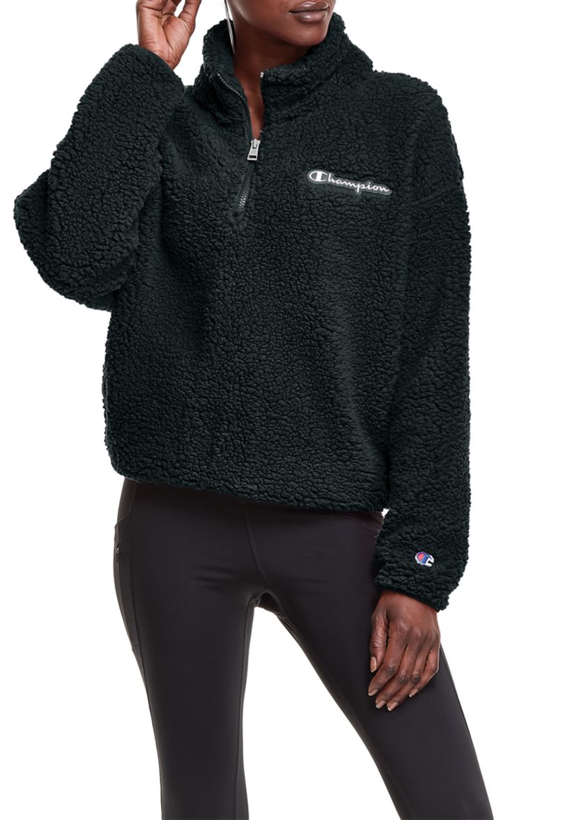 Cozy High Pile Quarter Zip Pullover