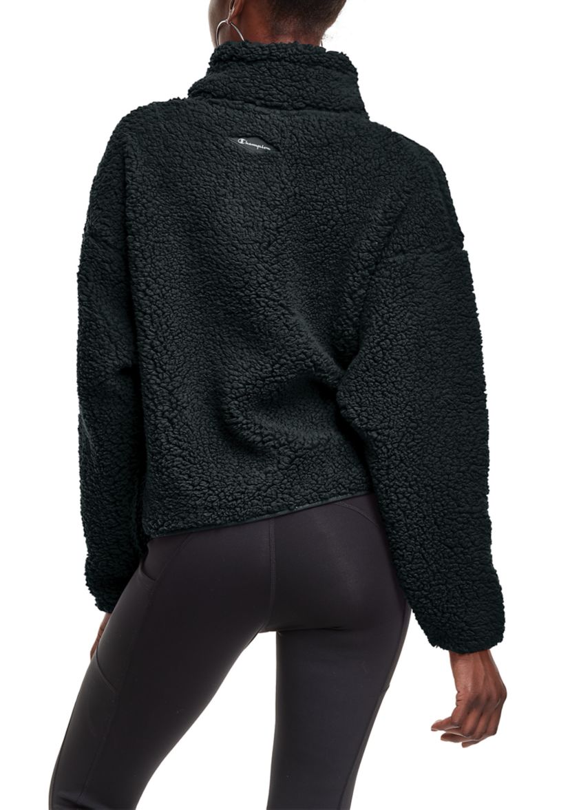 Cozy High Pile Quarter Zip Pullover