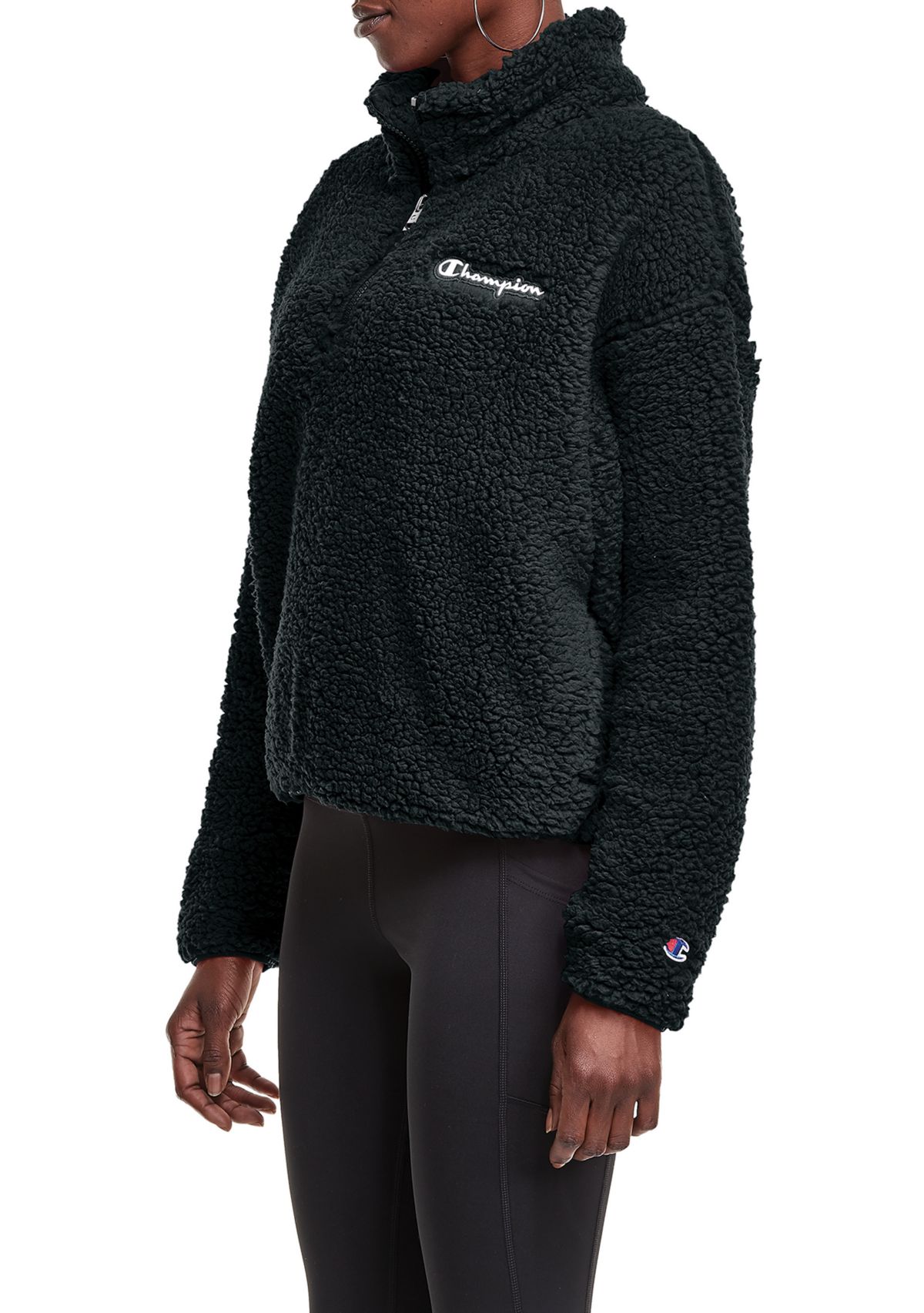 Cozy High Pile Quarter Zip Pullover