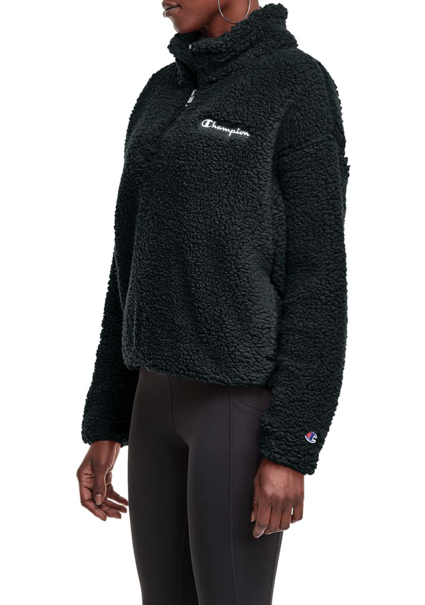 Cozy High Pile Quarter Zip Pullover