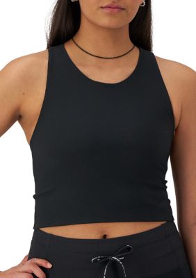 Soft Touch Ribbed Cropped Tank Top