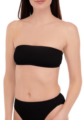 Crinkle Reckless Bandeau Swim Bra