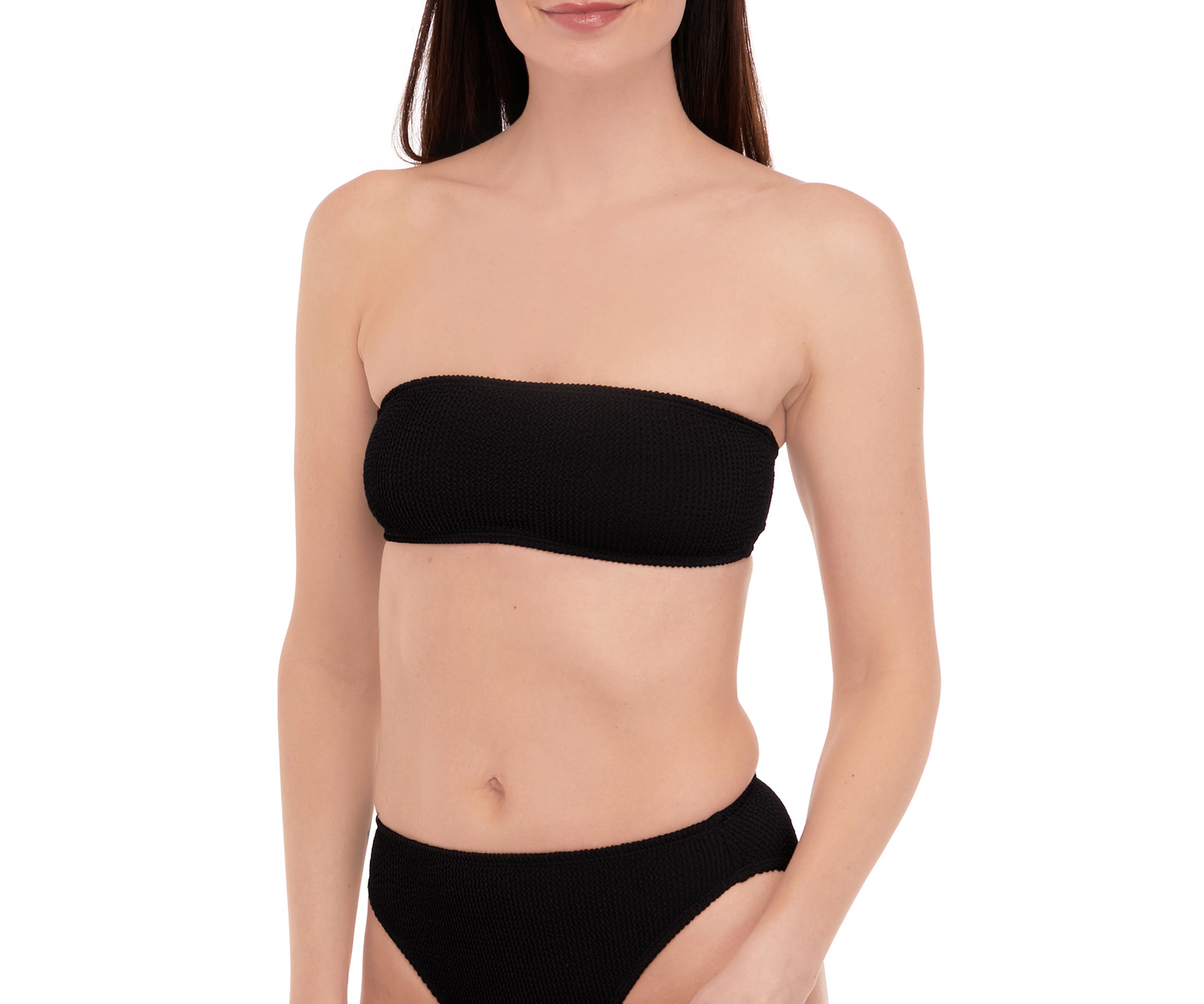Crinkle Reckless Bandeau Swim Bra