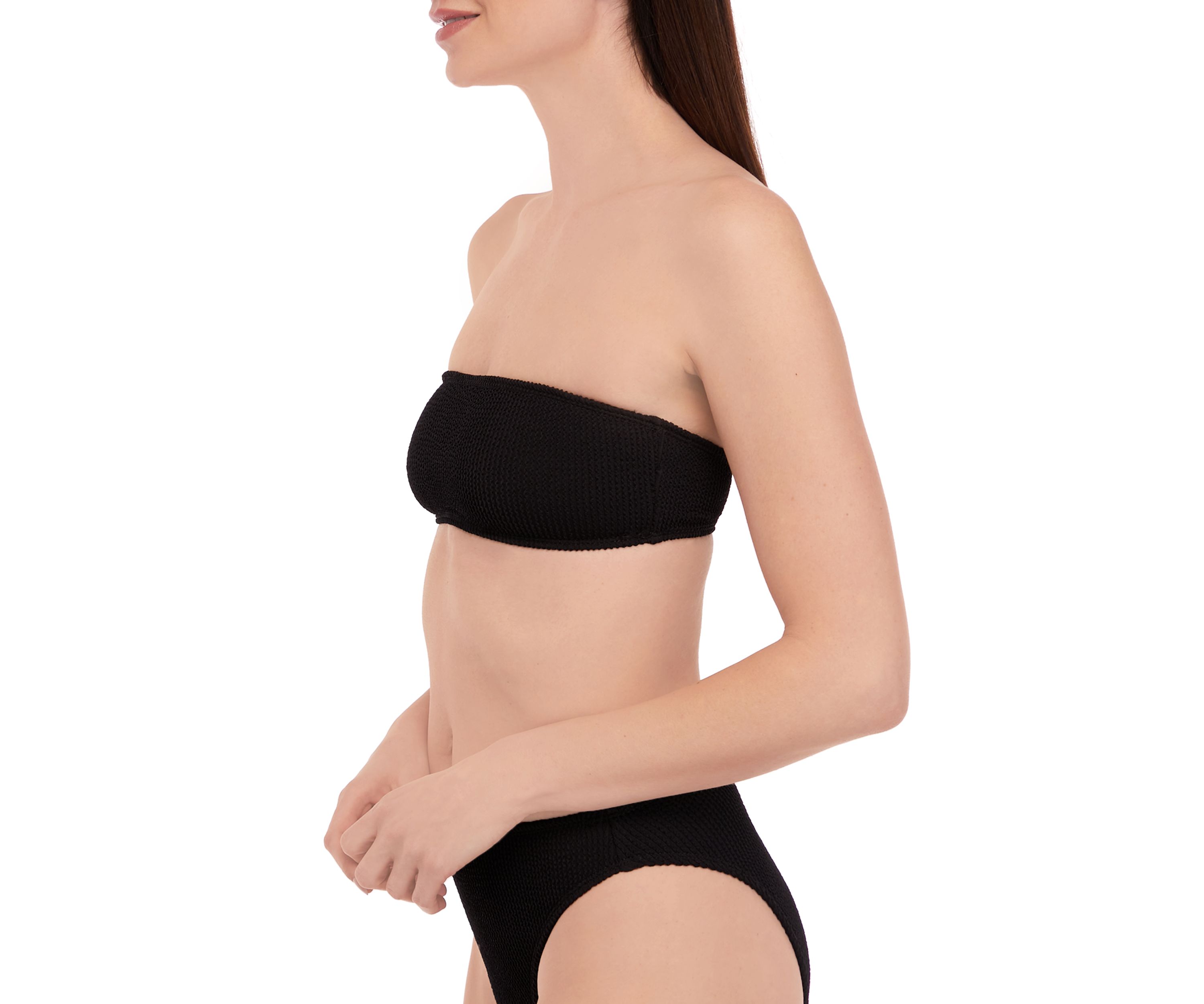 Crinkle Reckless Bandeau Swim Bra