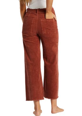 Time And Tru High Rise Stretch Fitted Jegging Pants Rust Red Color