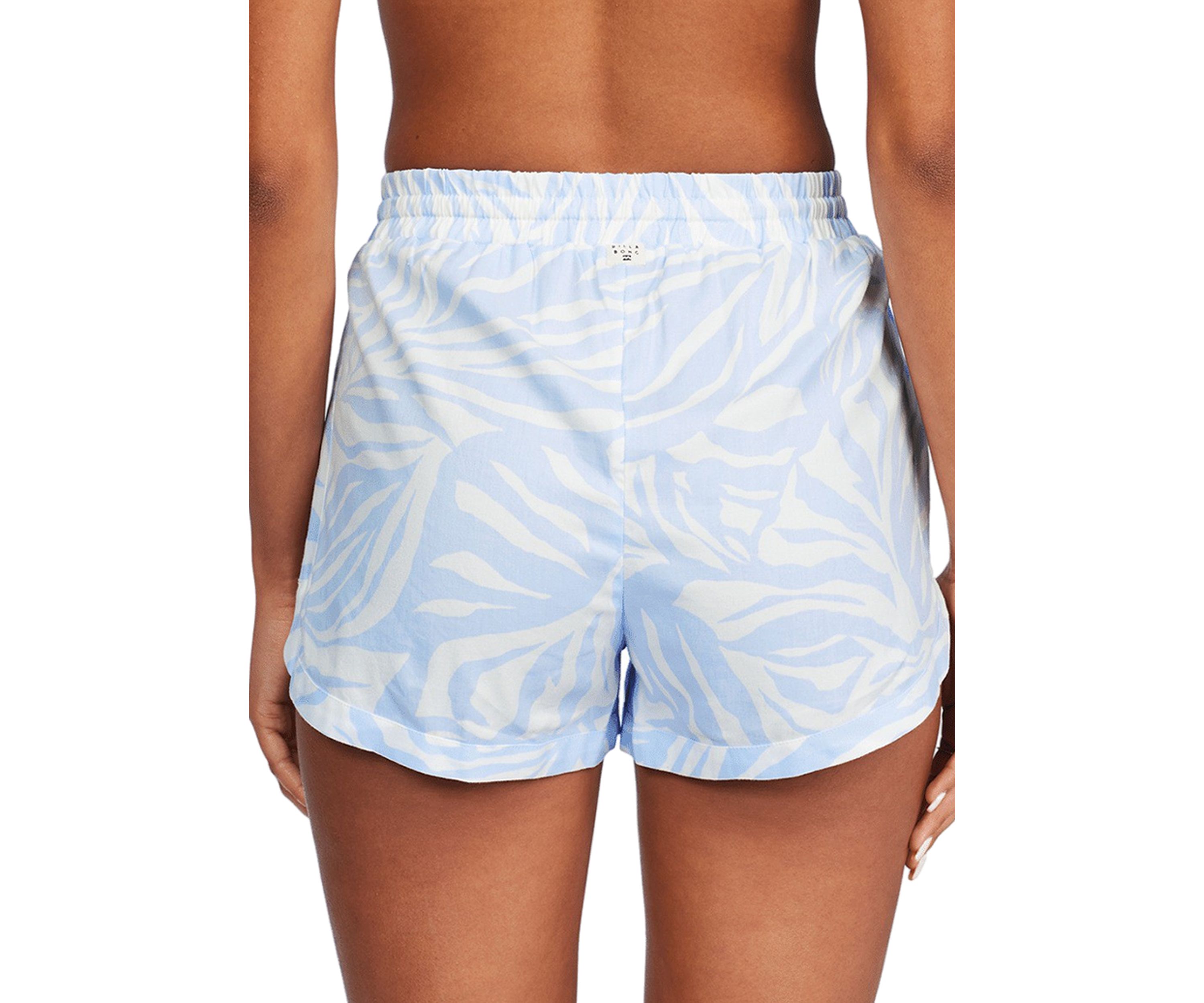 Tropical Print Pull On Shorts