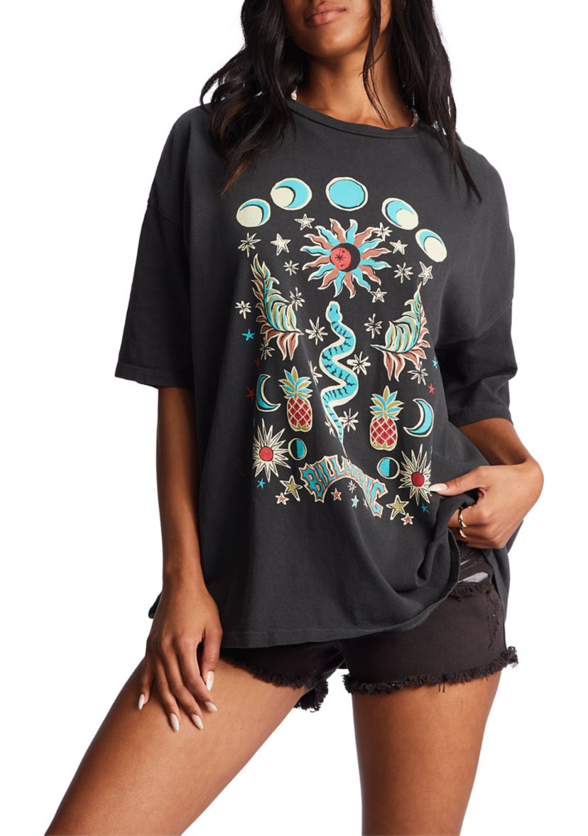 Into the Mystic Oversized Graphic T-Shirt
