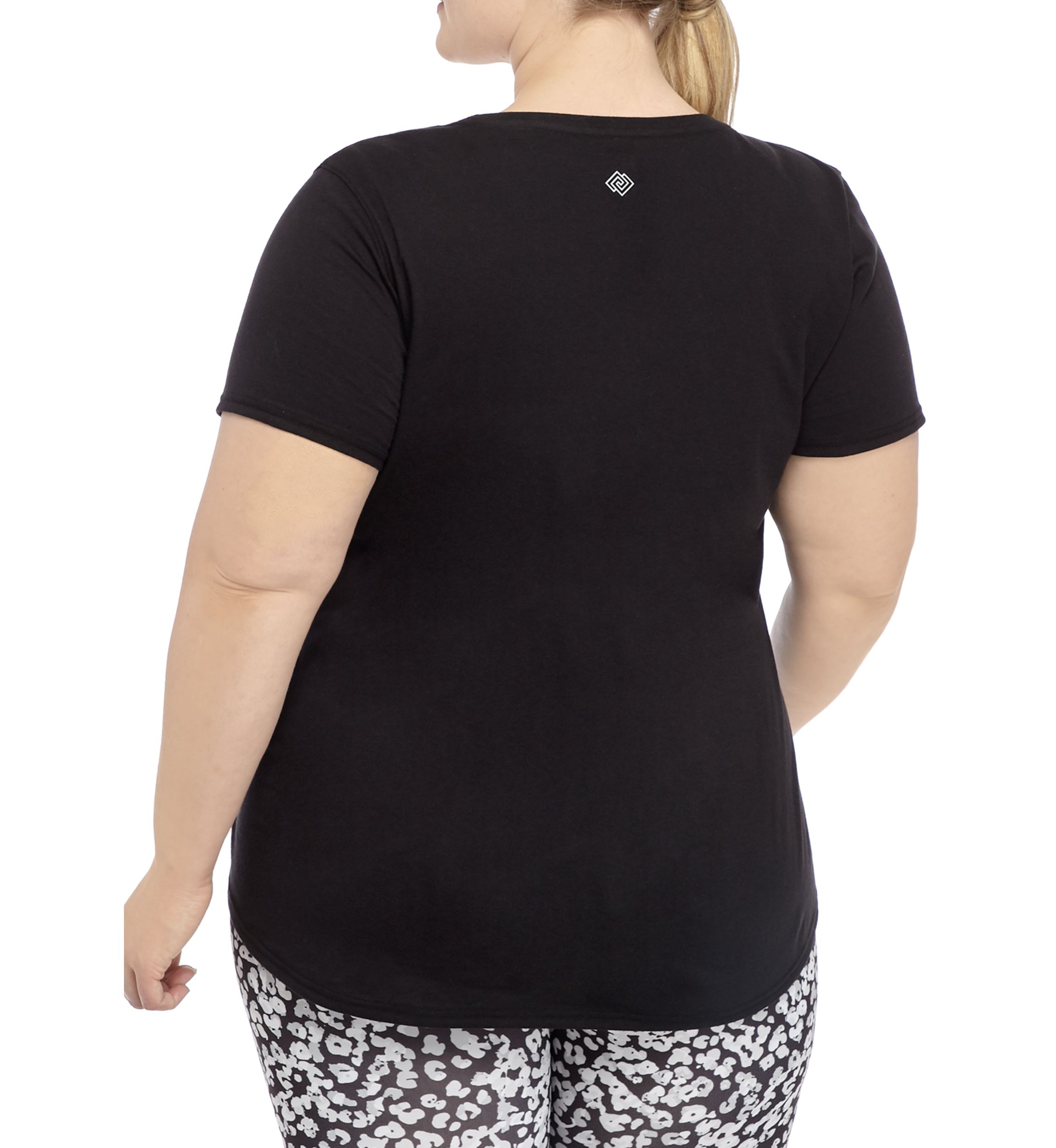 Plus Size Scoop Neck T-Shirt