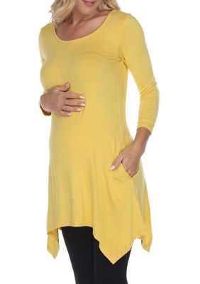 White Mark Women's Maternity Kayla Tunic