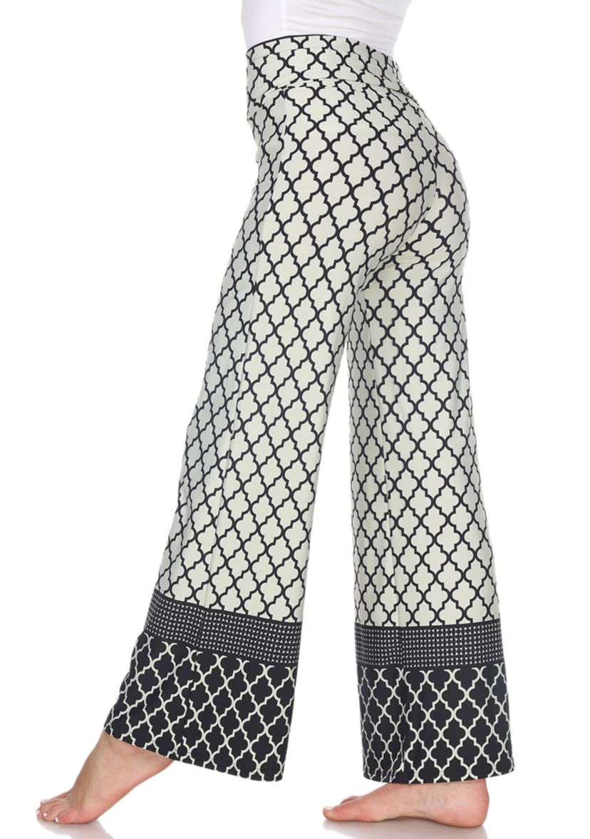 Womens New Paisley Palazzo Pants