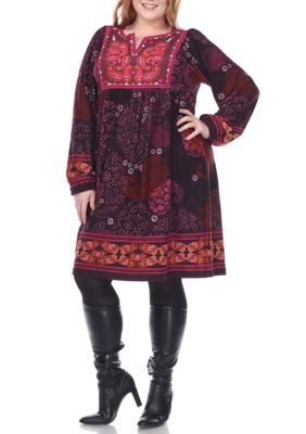 White Mark Women's Plus Size Apolline Dress