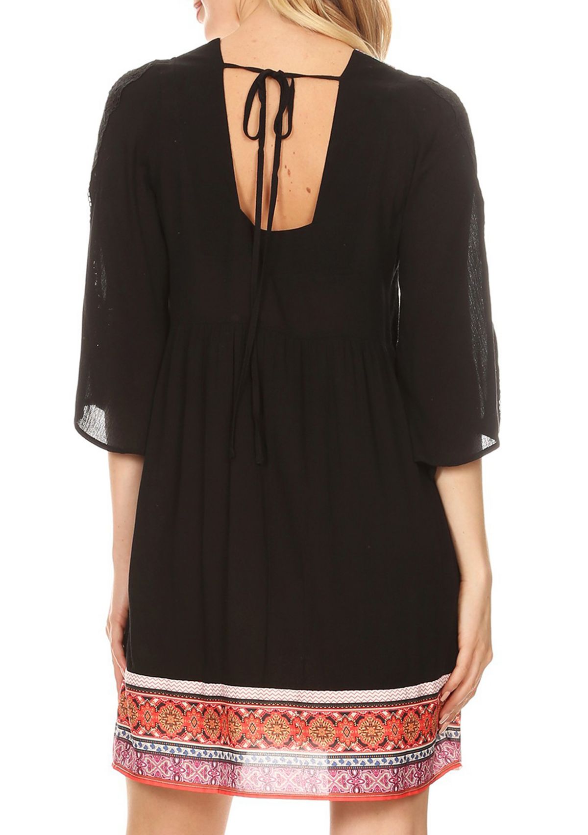 Womens Gabrielle Bell Sleeved Dress