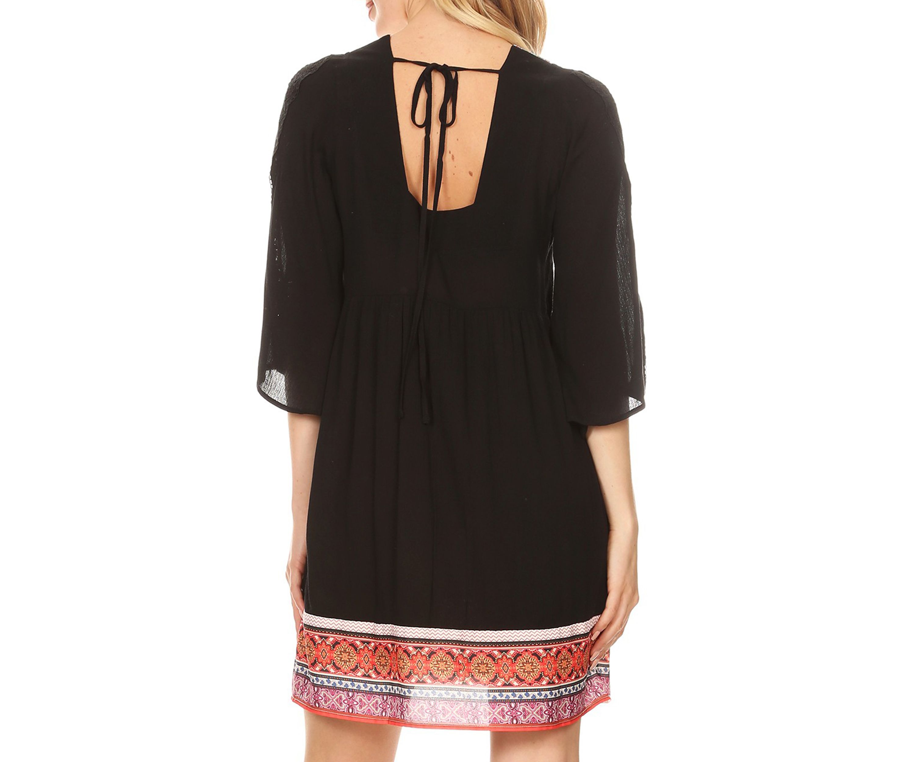 Womens Gabrielle Bell Sleeved Dress