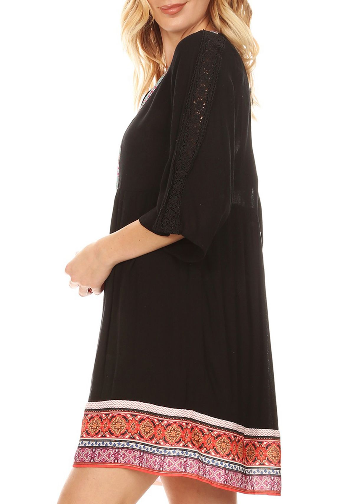 Womens Gabrielle Bell Sleeved Dress