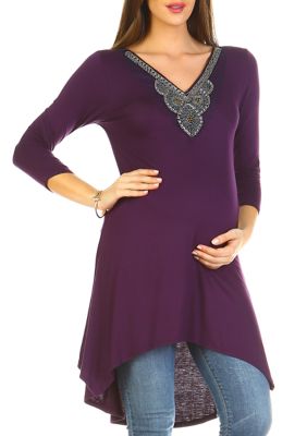 belk plus size tunic tops