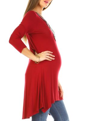 Plus Maternity Sofia Tunic Top