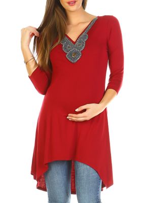 Plus Maternity Sofia Tunic Top