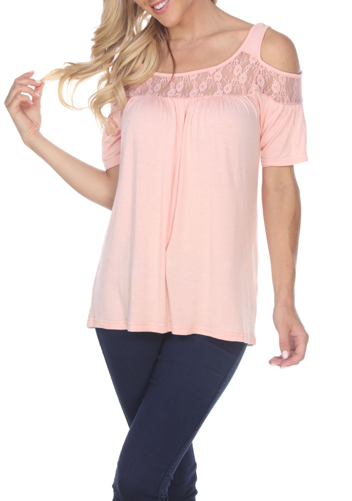 Bexley Cold Shoulder Short Sleeve Tunic