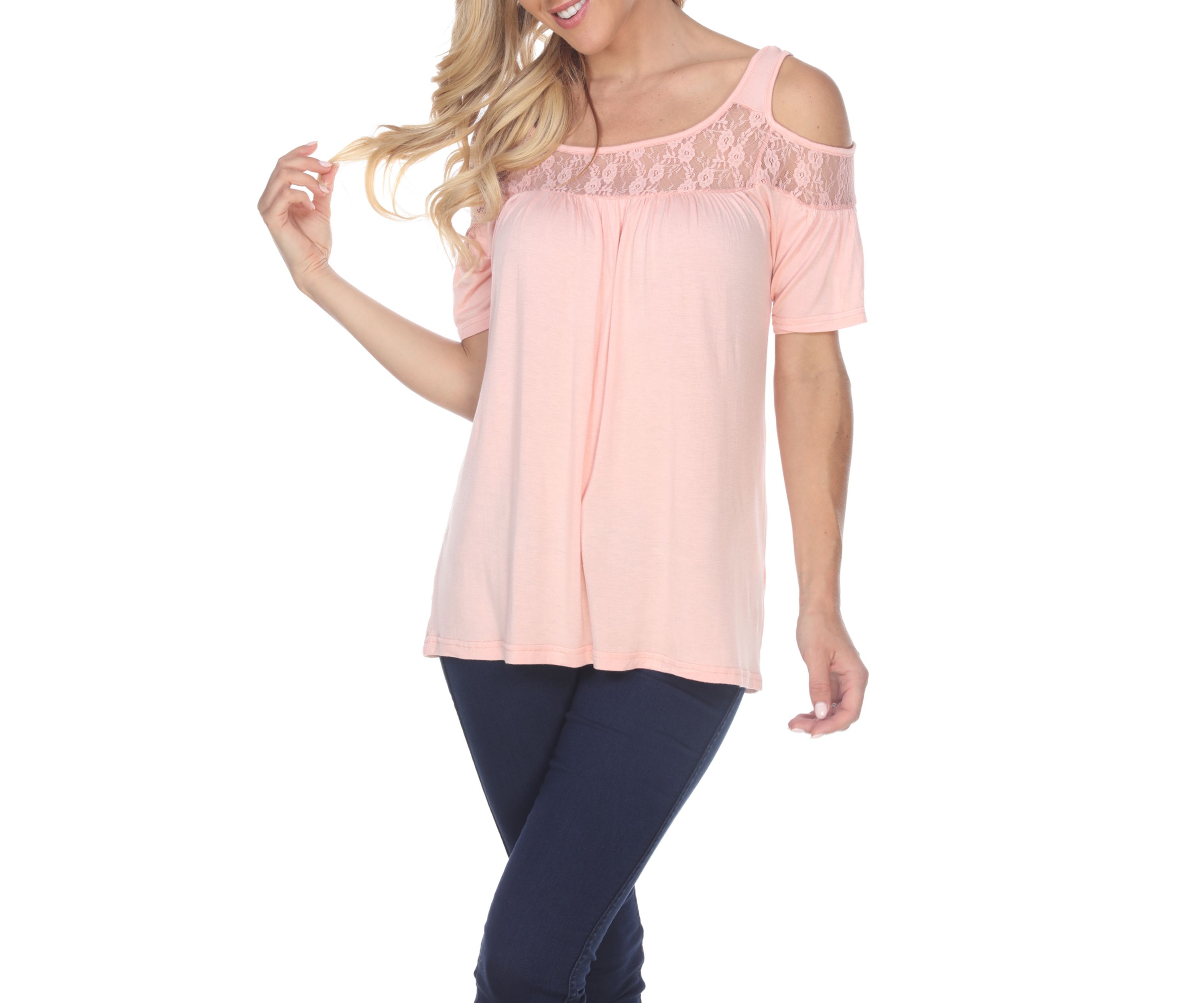 Bexley Cold Shoulder Short Sleeve Tunic