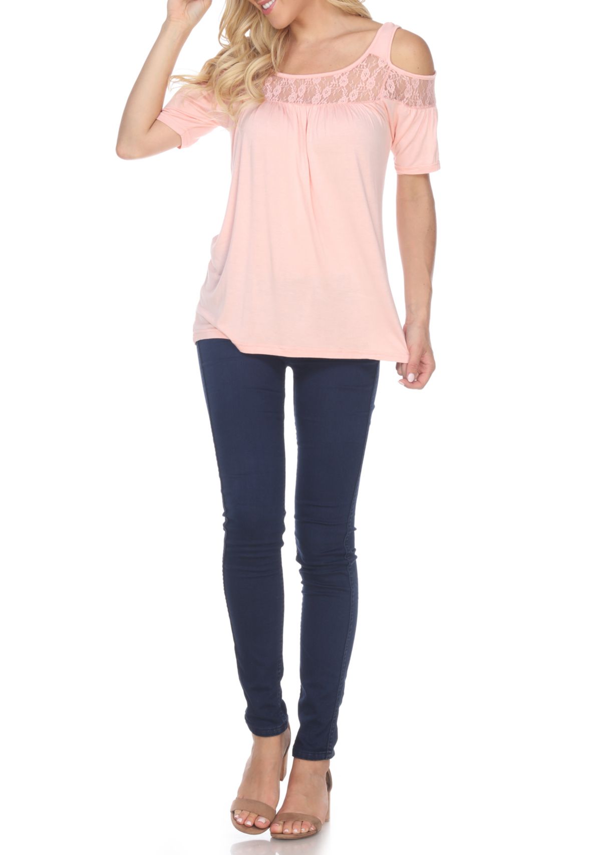 Bexley Cold Shoulder Short Sleeve Tunic