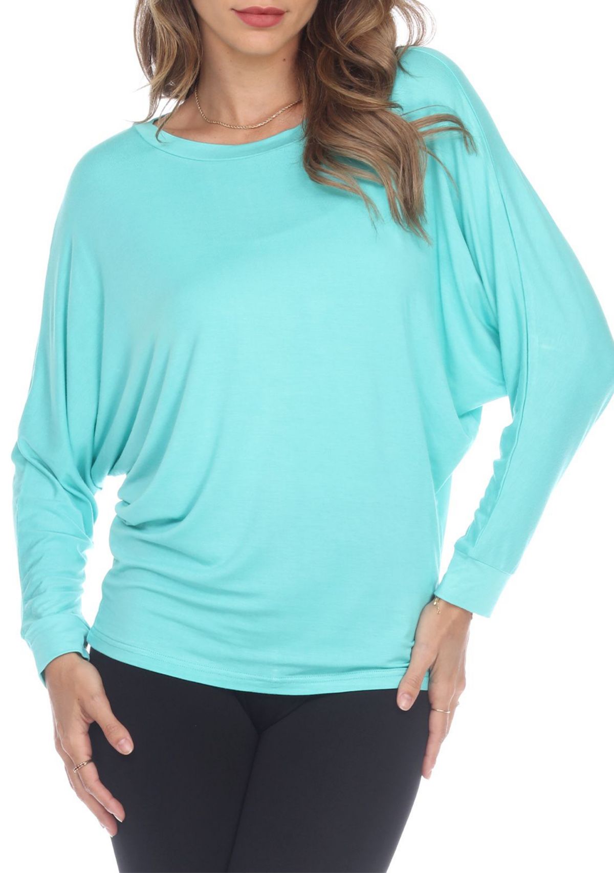Banded Dolman Top