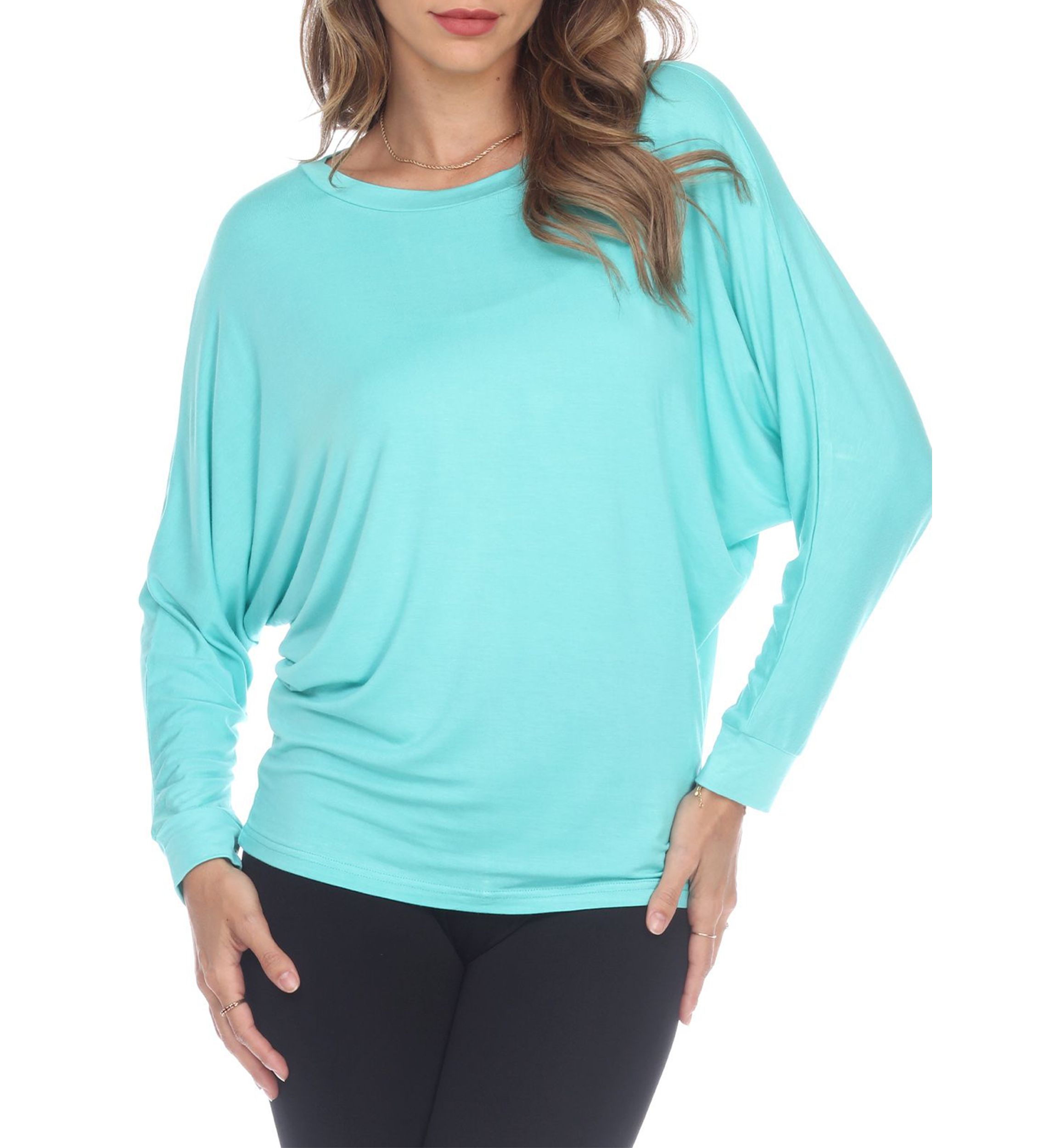 Banded Dolman Top