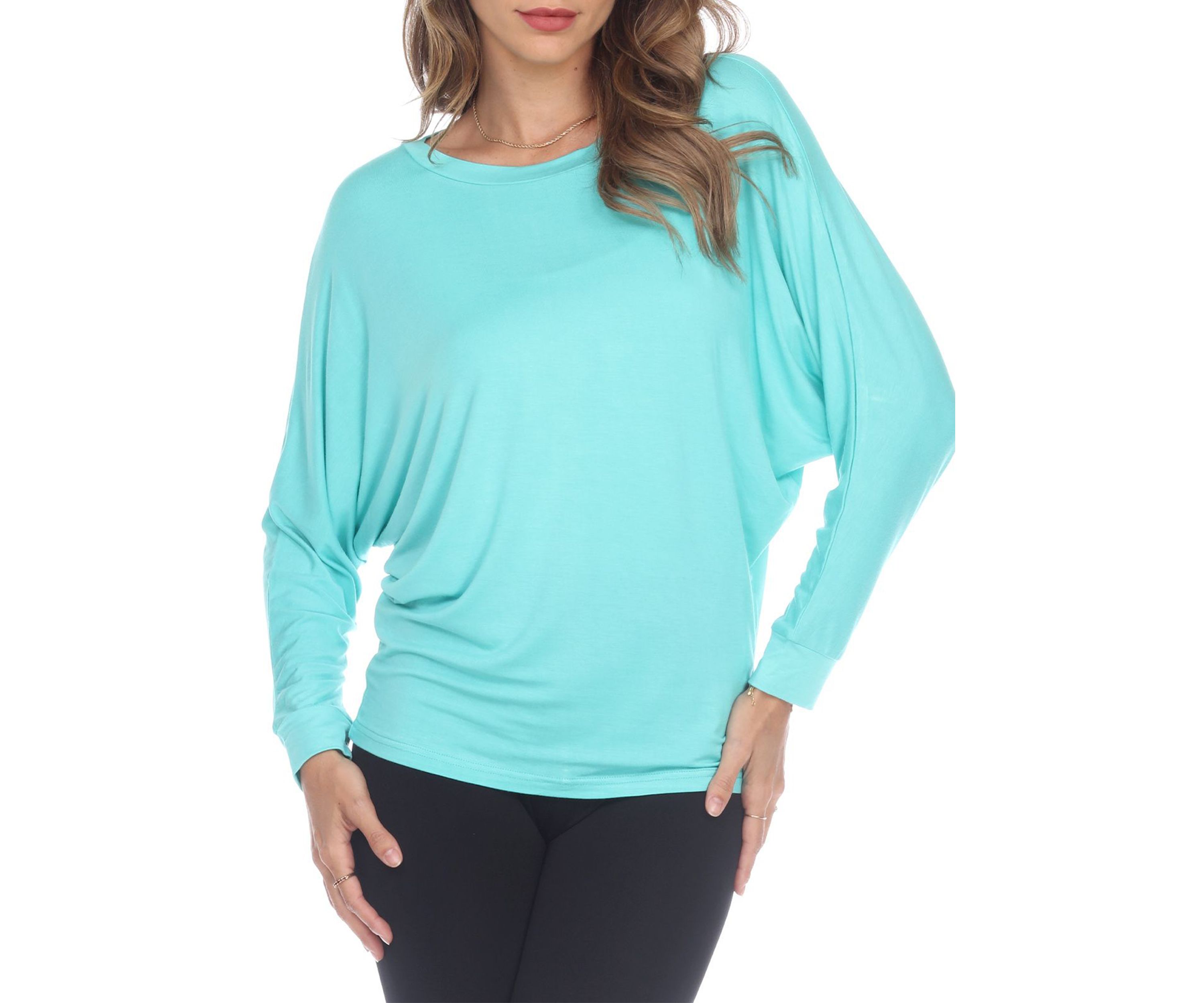 Banded Dolman Top