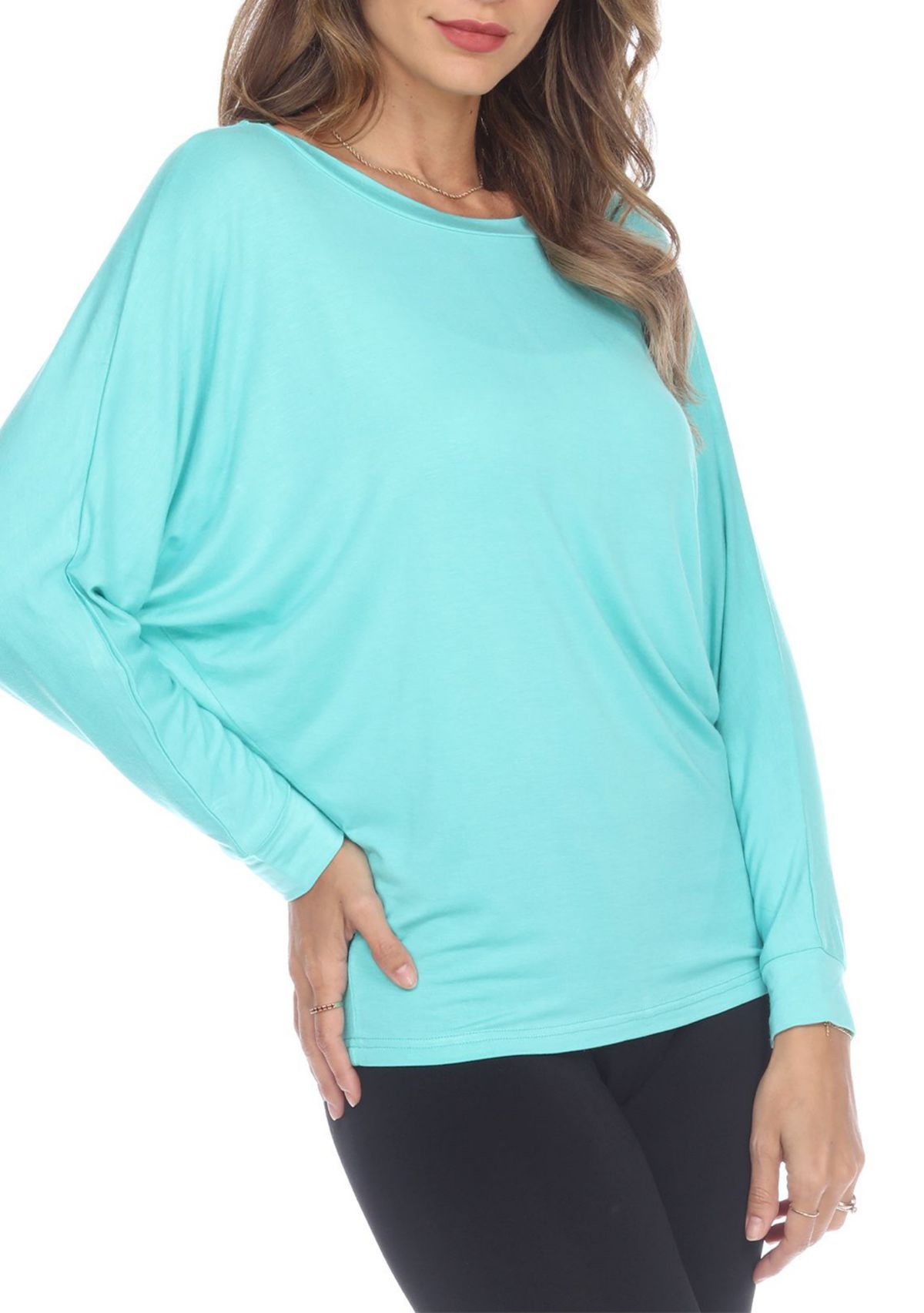 Banded Dolman Top