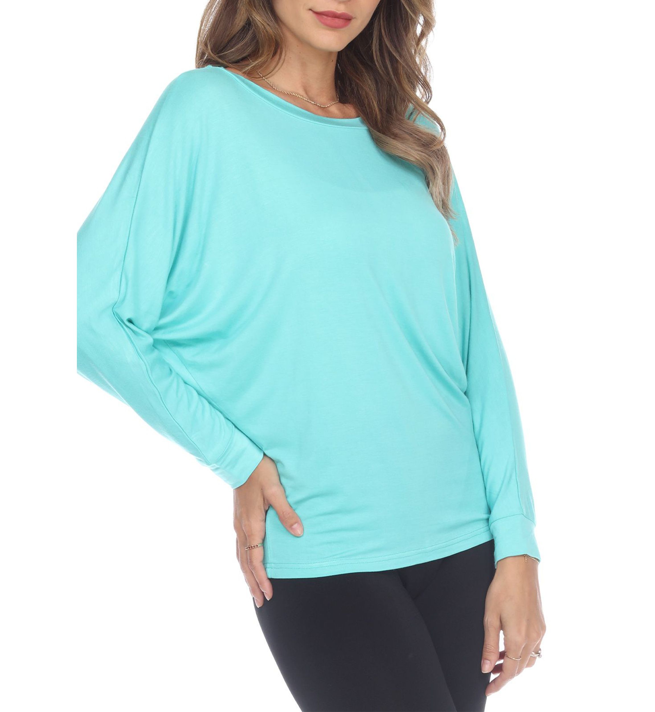 Banded Dolman Top
