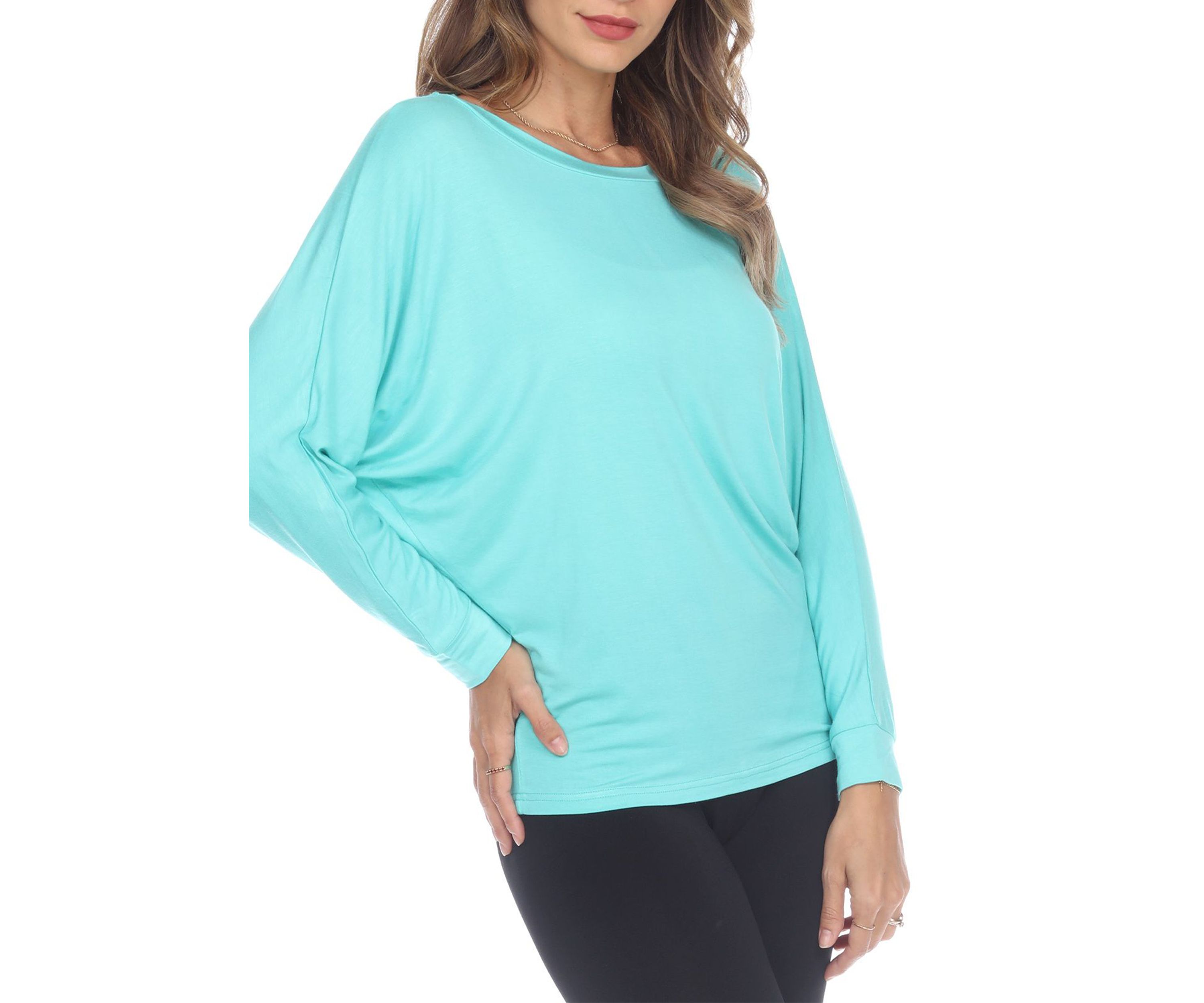 Banded Dolman Top