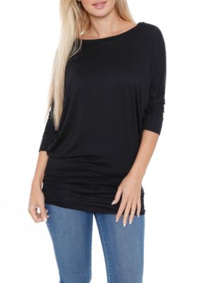 Banded Dolman Sleeve Top