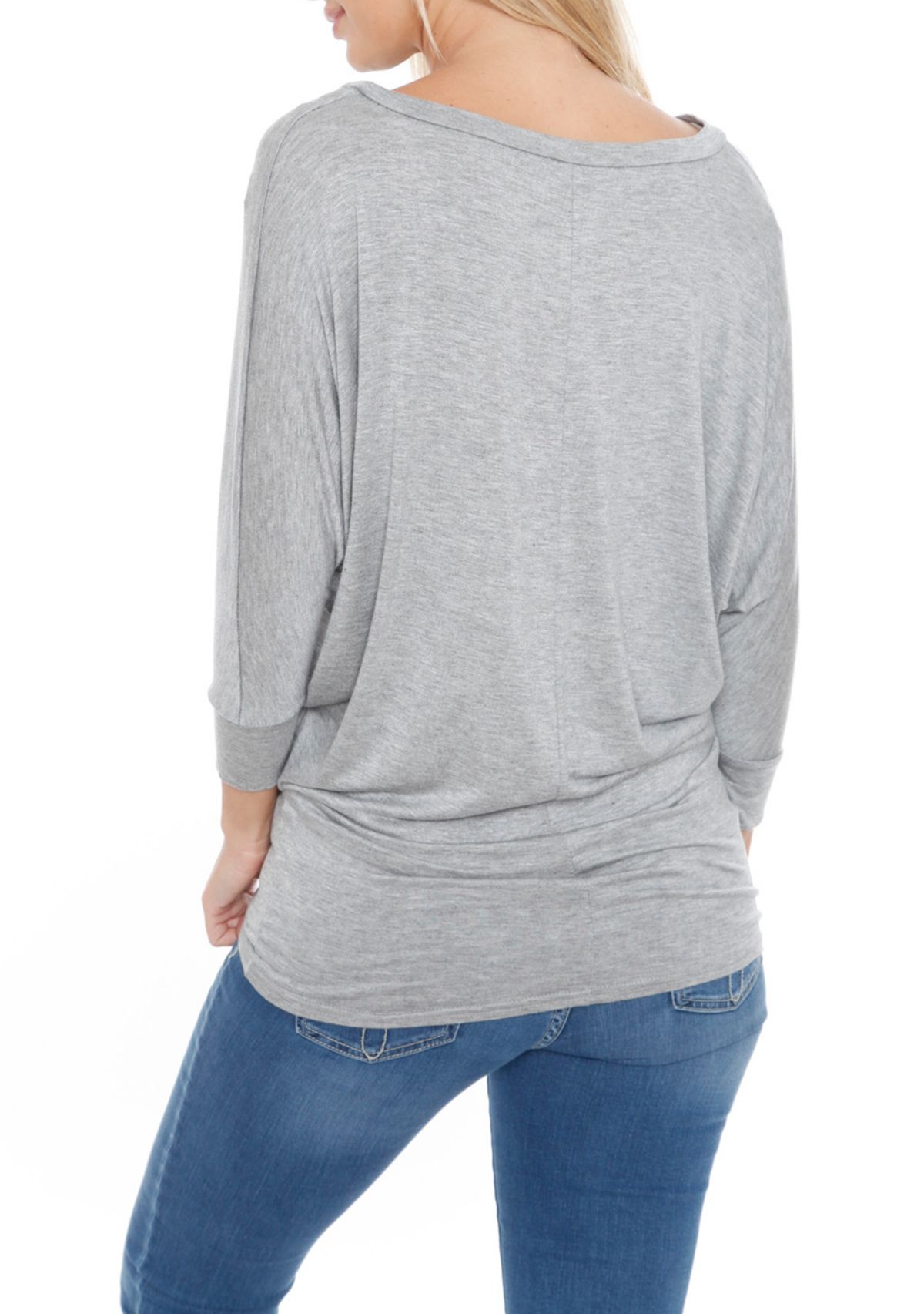 Banded Dolman Sleeve Top