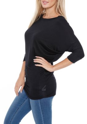 Banded Dolman Sleeve Top